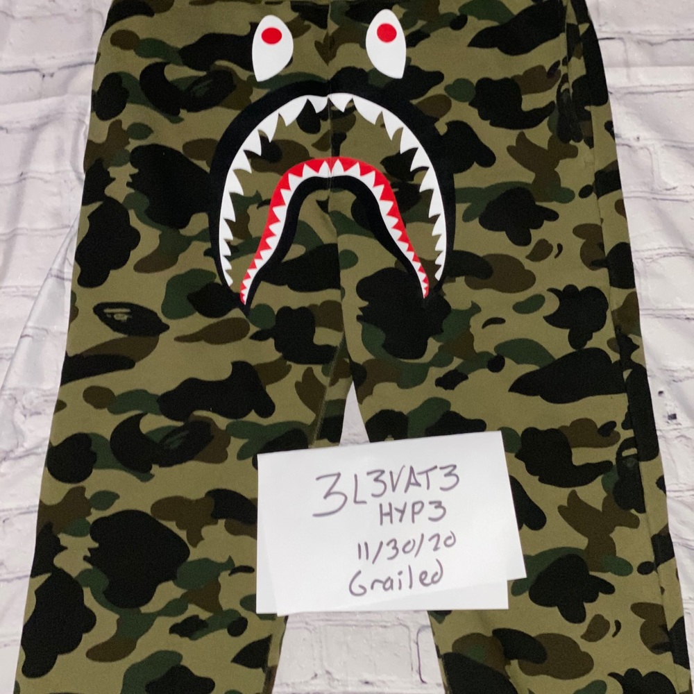 2XL DSWT Bape 1st Camo (green) Sweatpants
